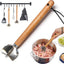 Triturador carne acero inox 6 cuchillas con botella pimienta