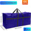 4 Pzas Bolsa Mudanza XXL 57gal Asa Cremallera Fuerte Azul