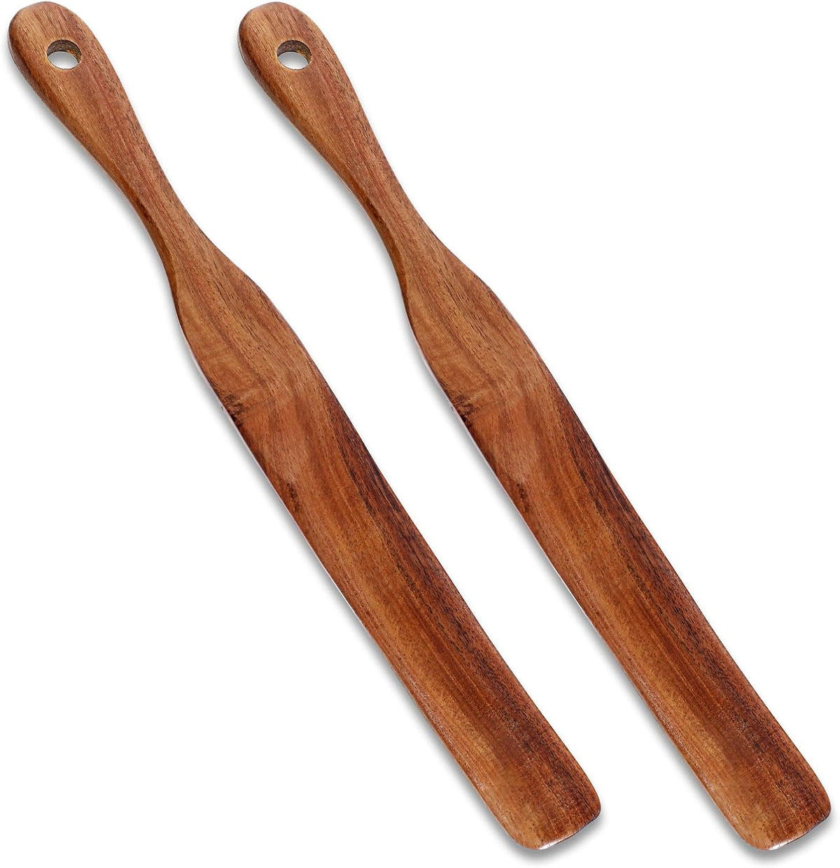 Espátula madera 11pulg para masa pan y batidora
