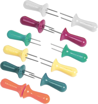 Juego 8 Pzas Soportes Barbacoa Acero Inox Brillante