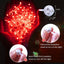 50 Lámparas LED Mini Rojas para Globos y Huevos de Pascua