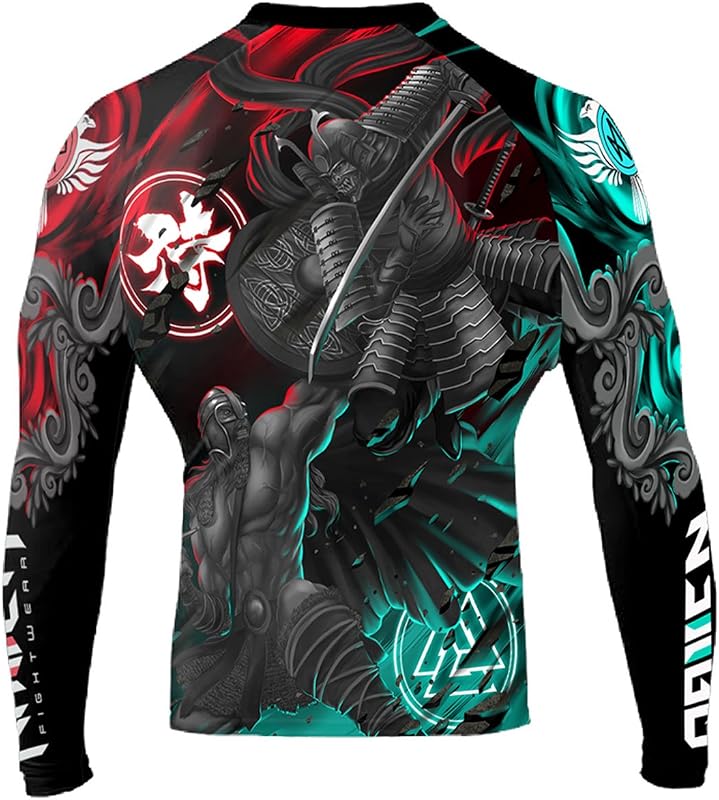 Rash Guard MMA BJJ para hombre color negro
