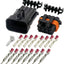 Conector 8 vías 16V 14A 18 AWG sellado