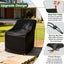 Fundas sillas patio impermeables Adirondack mecedoras negro