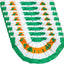 8 Banderas San Patricio 3x1.5ft Plisadas Irlandesas