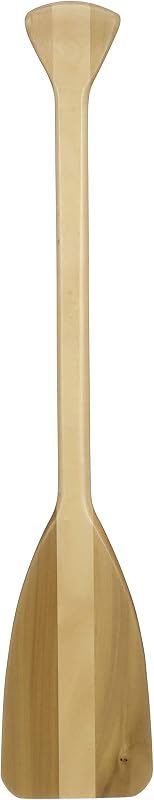 Remo canoa madera ergonómico acabado protector