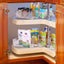 Contenedor cocina transparente 10x9.5x4" con asa