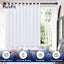 Cortinas exteriores impermeables UV con pestaña adhesiva