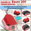 Adaptador batería Bauer 20V con interruptor