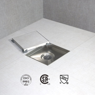 Drenaje ducha 6pulg acero inox 2en1 con colador