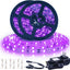 Tira luz UV negra 12V 40ft con kit LED 720 cuentas