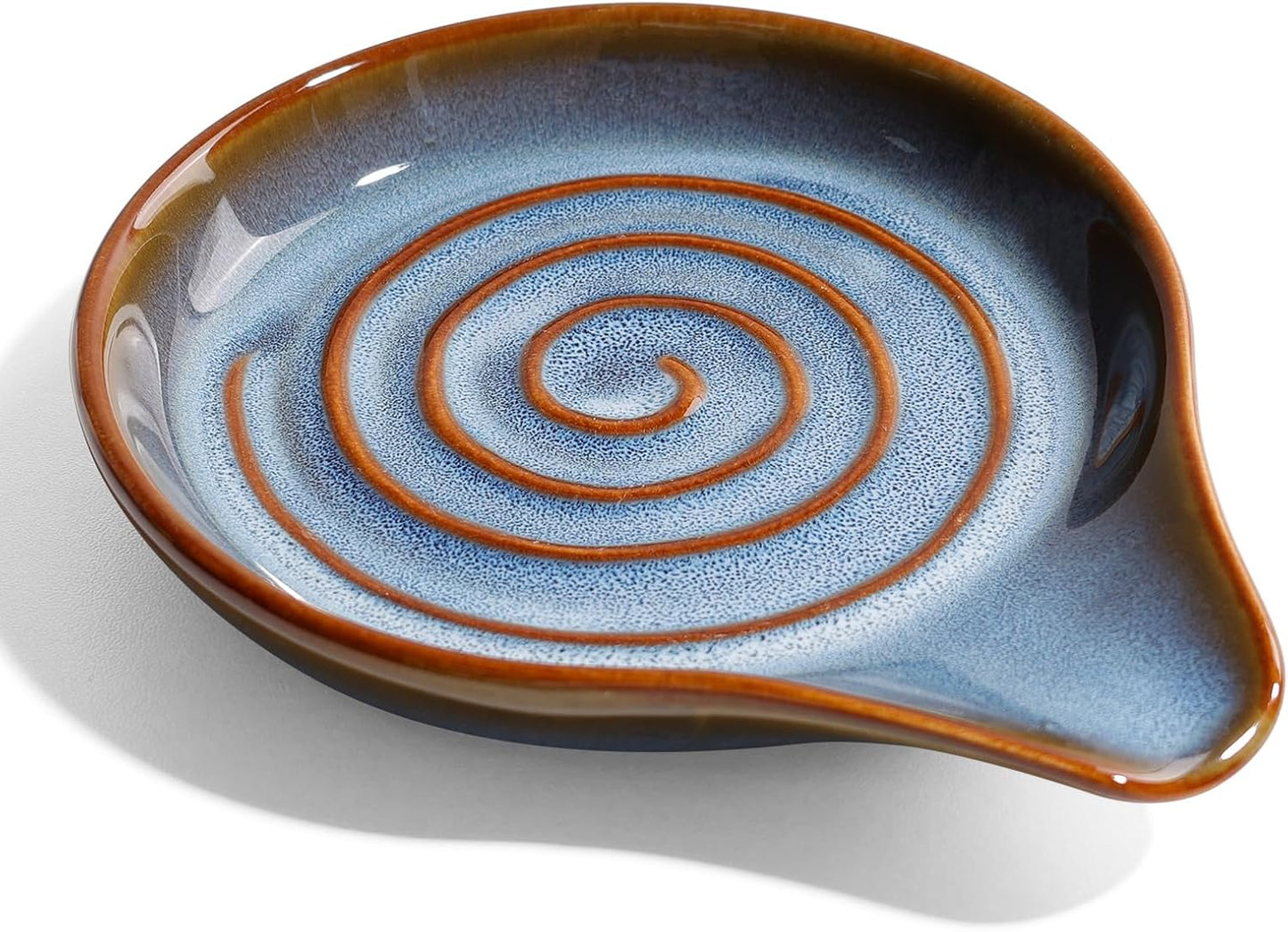 Reposacharas cerámica soporte cucharas encimera cocina