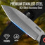 Cuchillo supervivencia 10" acero G10 antiderrap