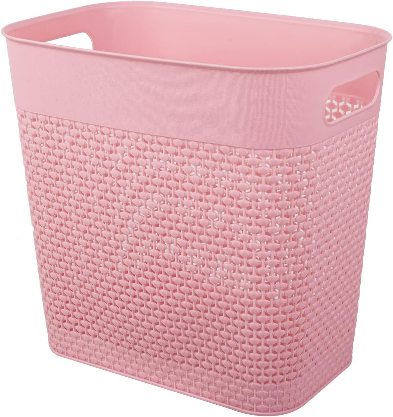 Cubo basura plástico 3gal rosa pack 1