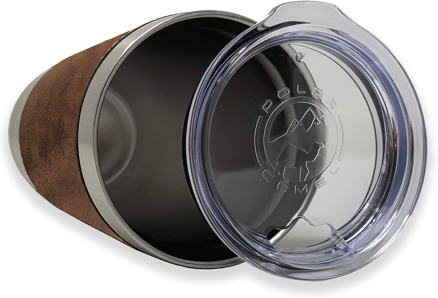 Vaso térmico vacío 20oz ciervo cuero sintético rústico