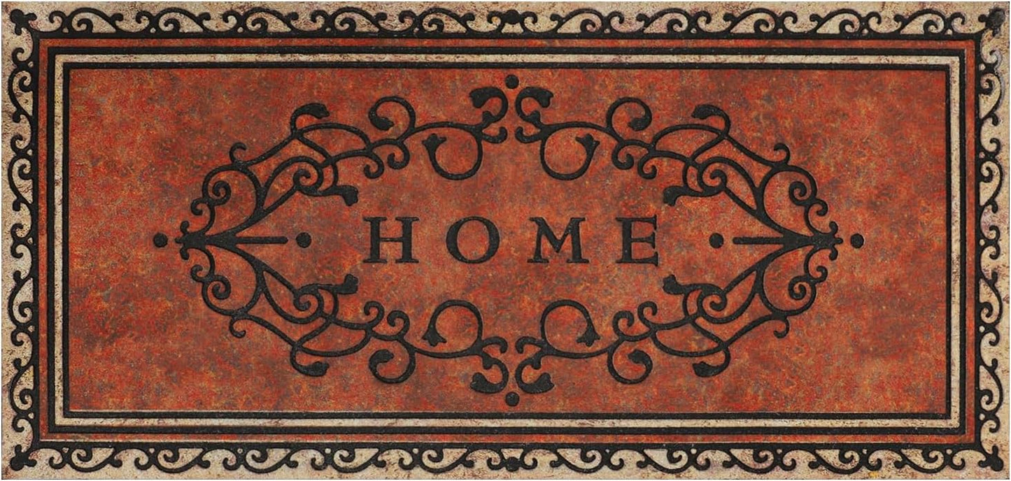 Tapete Bienvenida 47x22" antiderrap para puerta exterior
