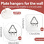 20 Ganchos Adhesivos para Pared 8-10pulg Decoración Hogar