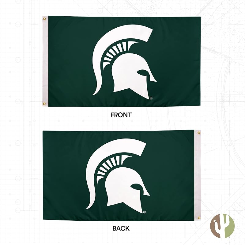 Bandera doble cara Michigan 3x5ft 100% poliéster