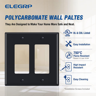 Placas pared decorativas 2 segmentos 4.88x4.94"