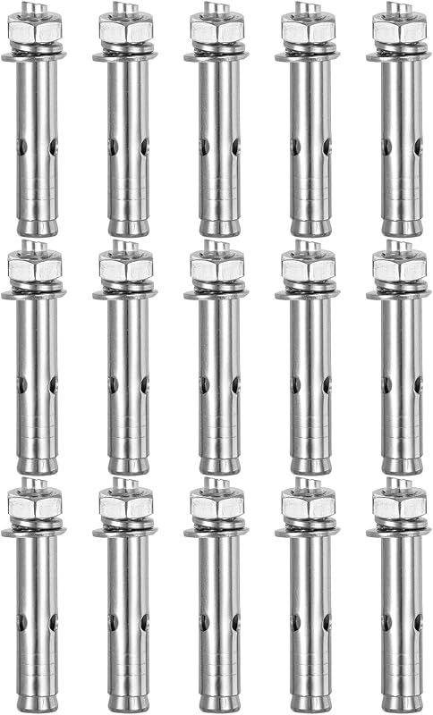 Tornillos expansión M10x70 acero inox 304 color plateado