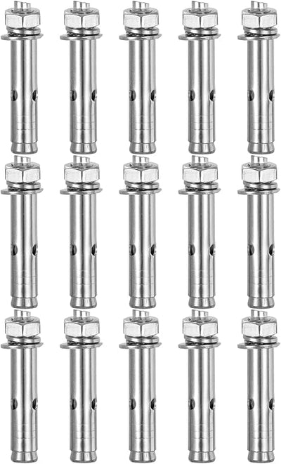 Tornillos expansión M10x70 acero inox 304 color plateado