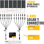 Conectores solares en Y para panel PV extra largos 1 a 6