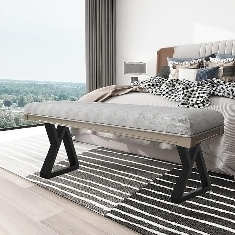 Patas metal mesa café 16" negras para muebles