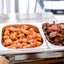 4 Pzas Bandejas Acero Inox Tamaño Medio Bufé Catering