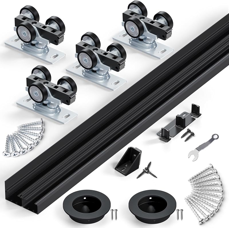 Kit herrajes puertas corredizas 72pulg armario 36.5pulg