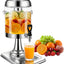 Dispensador bebidas 2.2gal acero inox con soporte