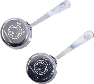 Juego 2 Cucharillas Medición Acero Inox 80ml