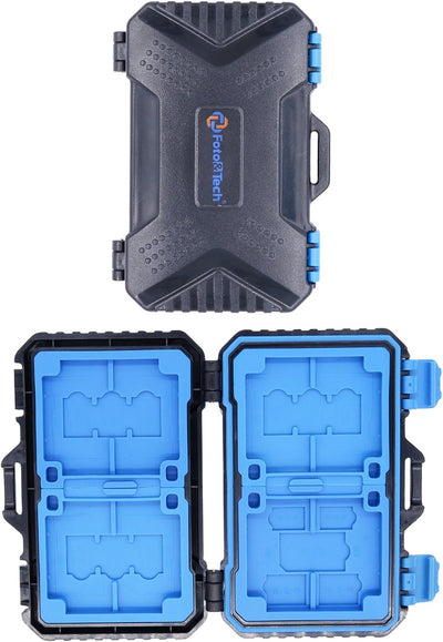 Estuche 28 ranuras tarjetas SD CF TF micro SD y SIM