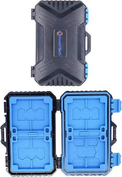 Estuche 28 ranuras tarjetas SD CF TF micro SD y SIM