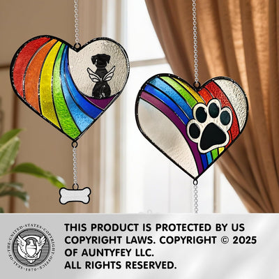 Regalos conmemorativos perro puente arco iris