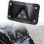Montura curva placa matrícula Harley 3 agujeros fibra