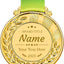 Medallas personalizadas oro plata bronce con cinta