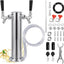 Torre Kegerator doble grifo 3" acero inox