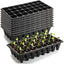 10 Bandejas Semillas 32 Celdas Plástico 4.33x20x10
