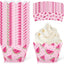 36 Envoltorios Sandía para Cupcakes Decoración Verano
