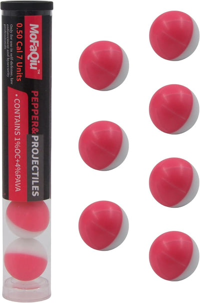Bolas defensa con pimienta diseño grieta láser