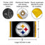 Kit soporte y mástil bandera Pittsburgh Steelers