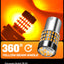 Pack 2 Bombillas LED Ámbar P21W Luz Señal Giro