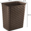Cubo basura tejido 3.4gal color marrón 18 Uds