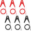 6 Pzas Conectores Cable Solares con Clip de Cocodrilo