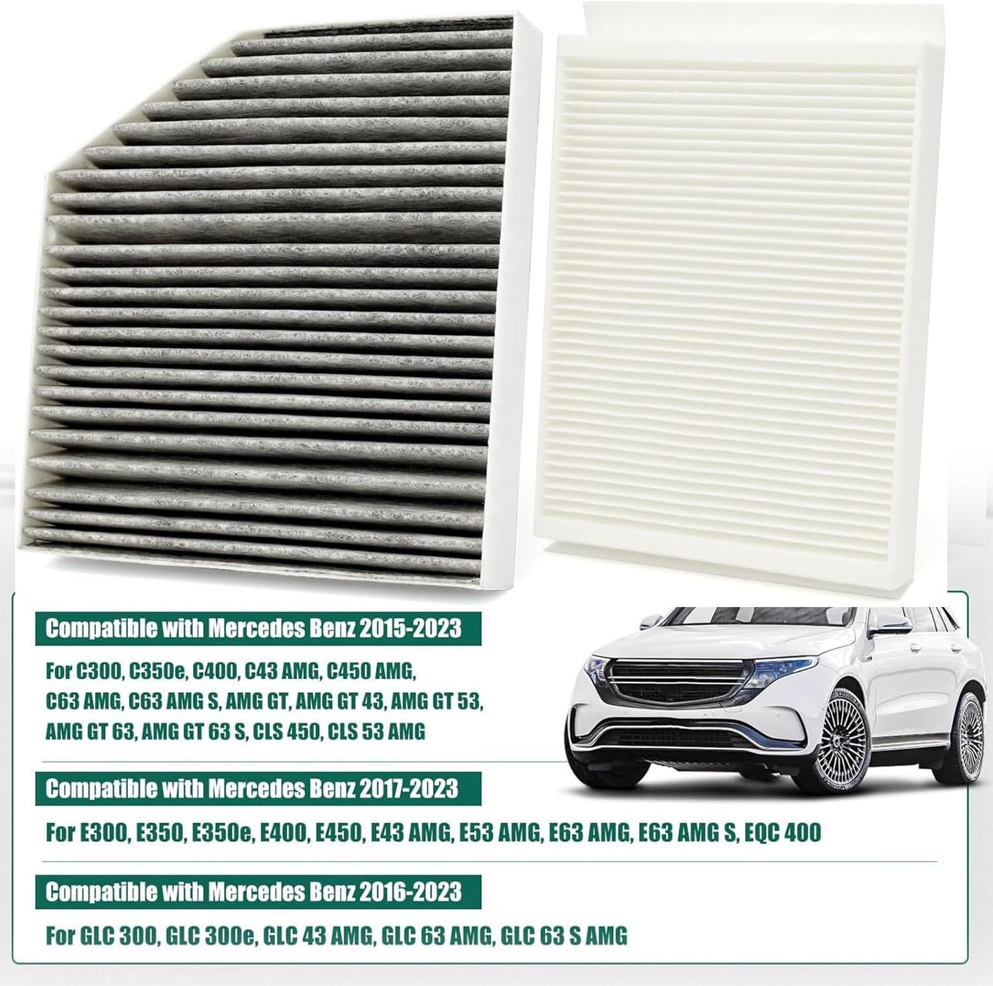 Filtro aire cabina motor comp AMG GT GLC C300 E300