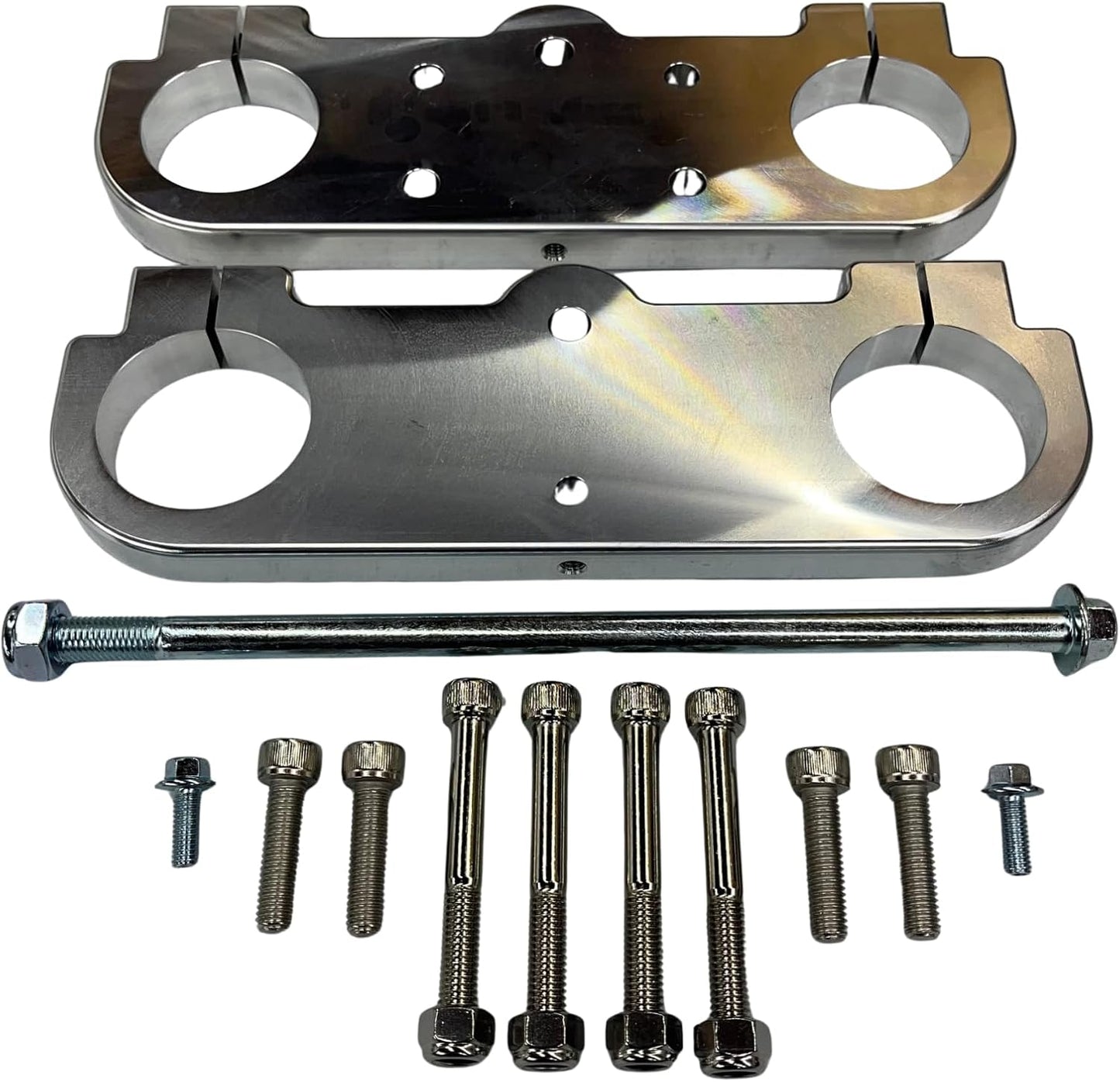 Kit abrazadera triple 45/48mm para horquillas Pitbike Pitpro