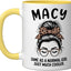 Taza Cerámica Nombre Chica Cool Amarillo/Blanco