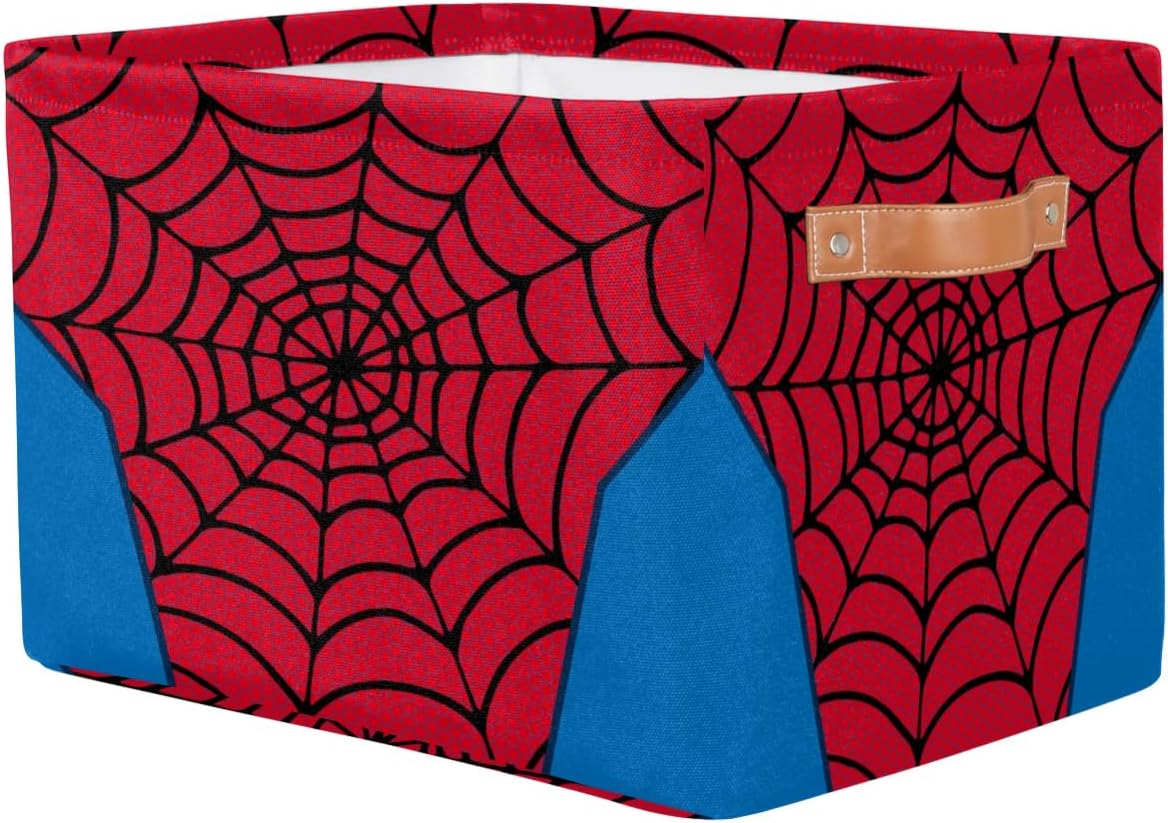 Cesta almacenamiento rectangular plegable para hogar
