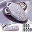 Fundas llavero 3D Bling para Nissan Murano plata