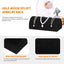Soporte terciopelo pulsera media luna negro para joyas